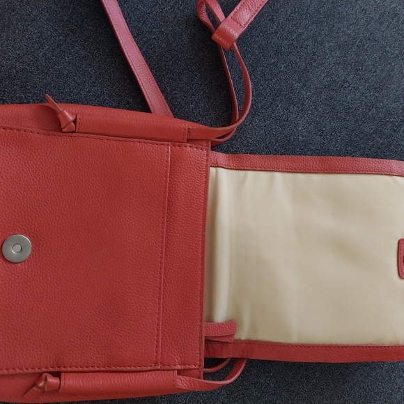 Lucky Brand Orange Crossbody Bag Pre-Loved Excellent Condition - Picture 5 of 11